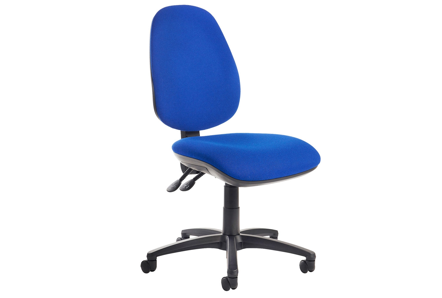 Gilmour High Back Fabric Operator Office Chair No Arms (Blue), Express Delivery