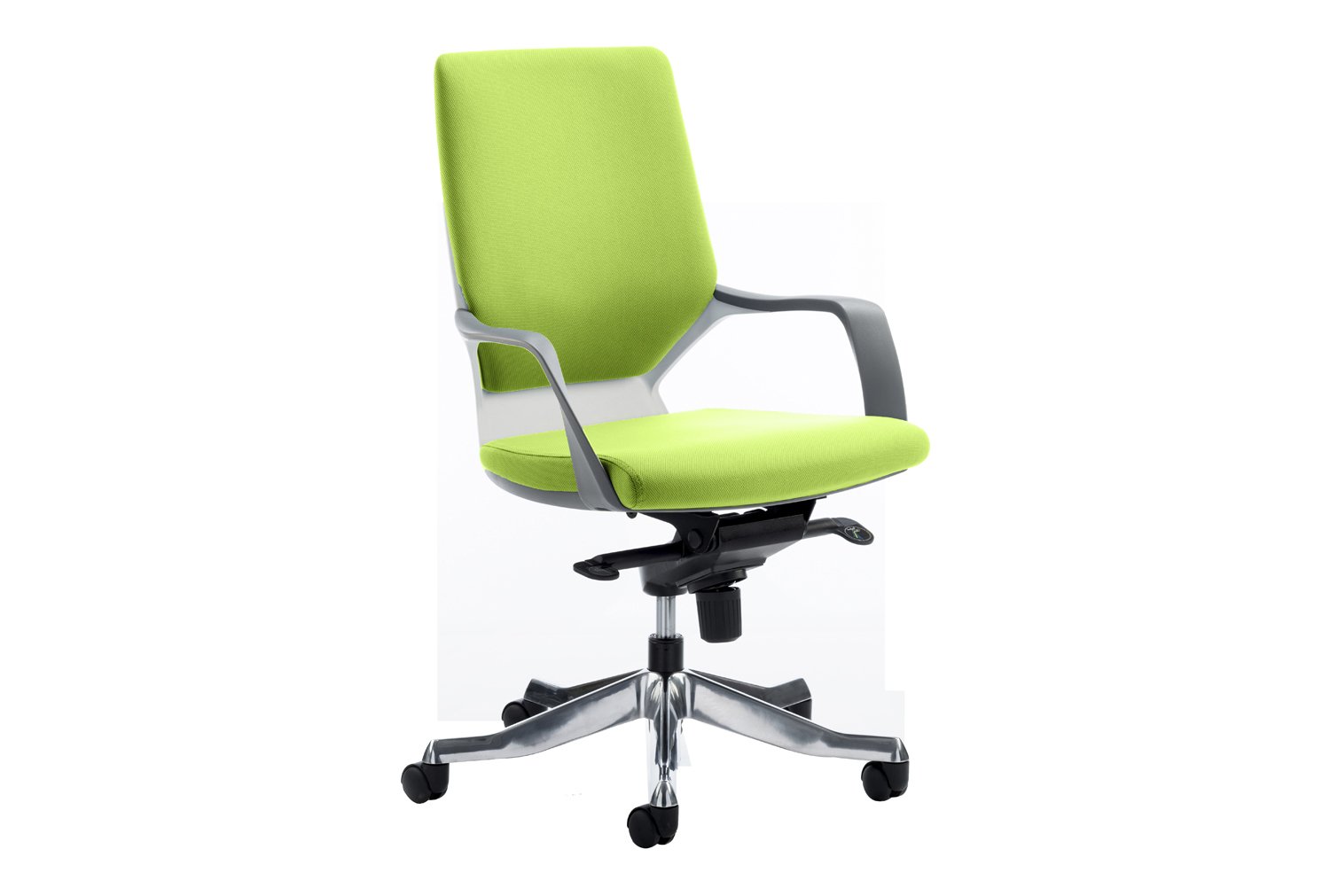 Zora Deluxe Medium Back Fabric Executive Chair (Myrrh Green)