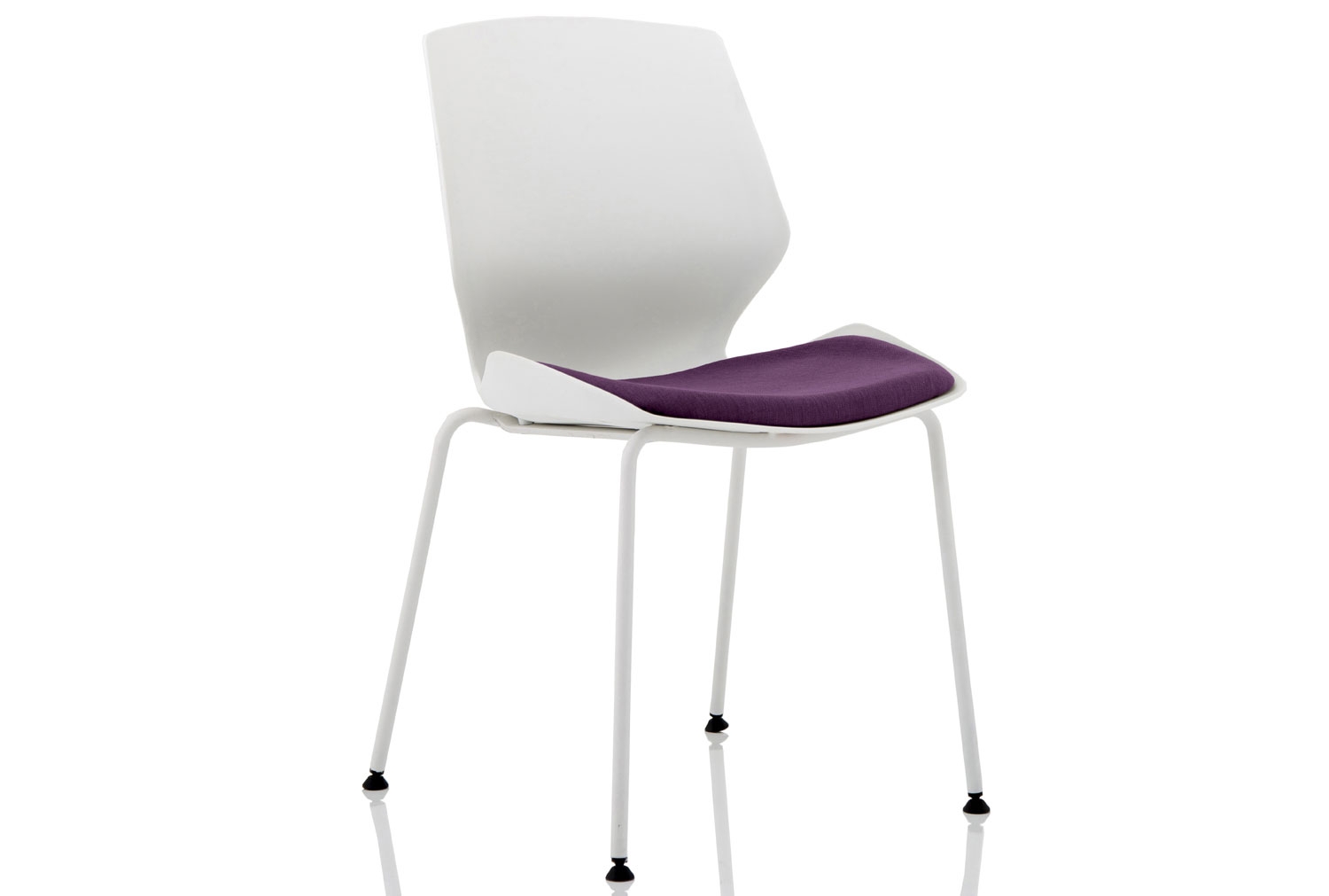 Maronne Visitor Office Chair With Fabric Seat, Tansy Purple