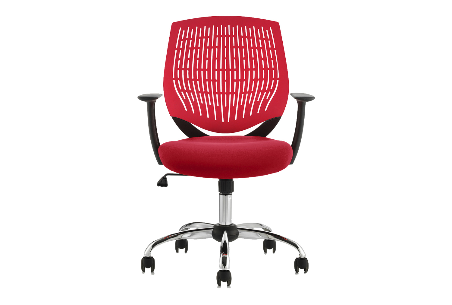 Rosina Deluxe Red Fabric Operator Office Chair