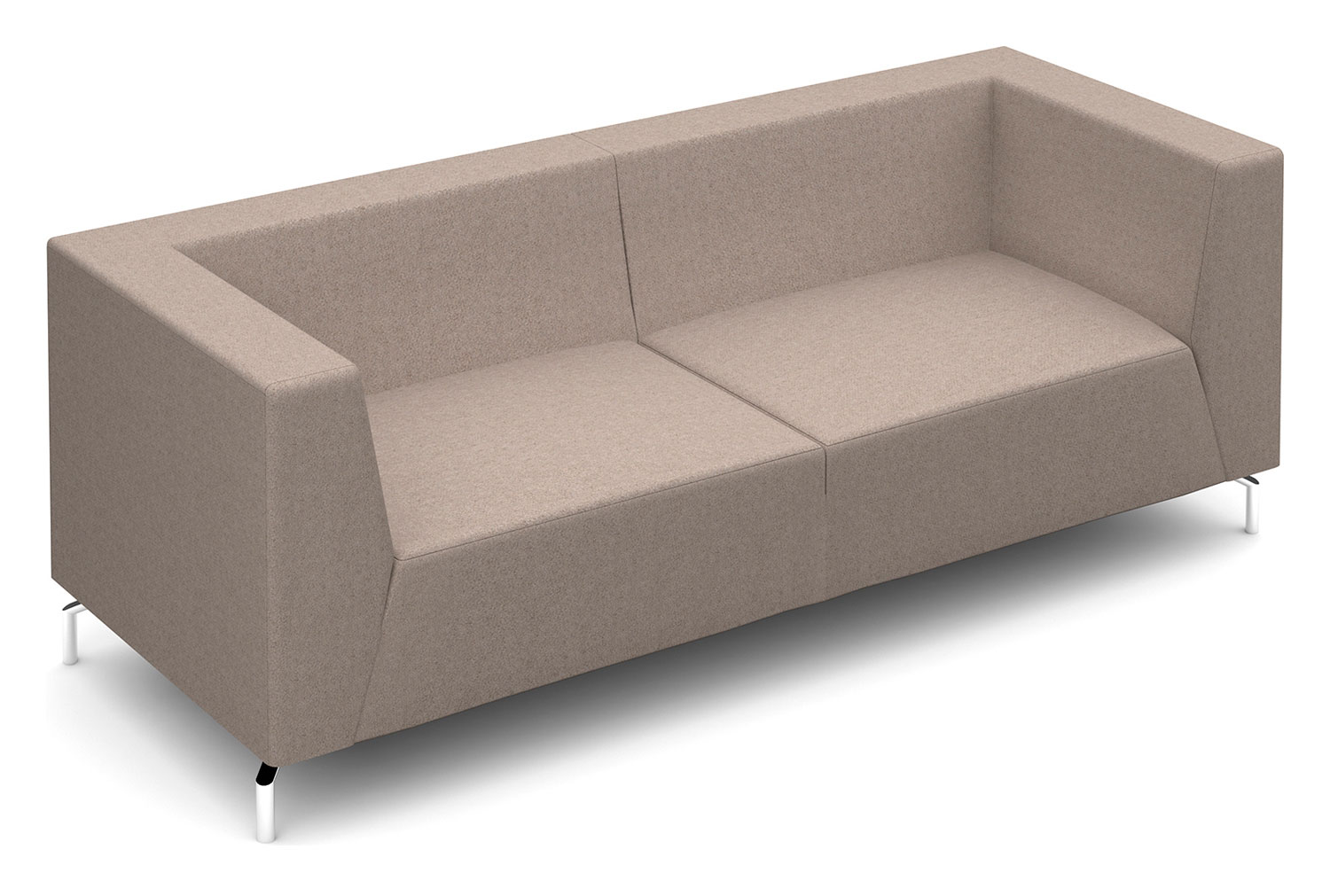 Plato Fabric Low Three Seater Sofa, Maturity