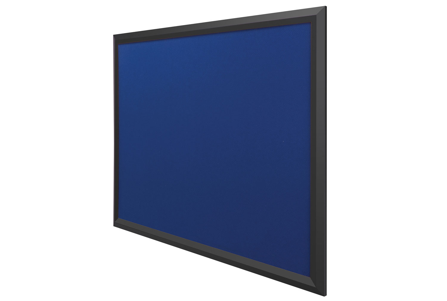 Eco Friendly Premier Noticeboards With Black Frame, 150wx120h (cm), Blue