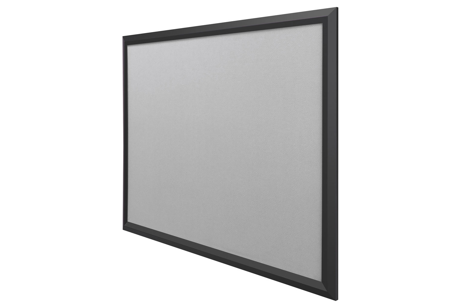 Eco Friendly Premier Noticeboards With Black Frame, 240wx120h (cm), Grey