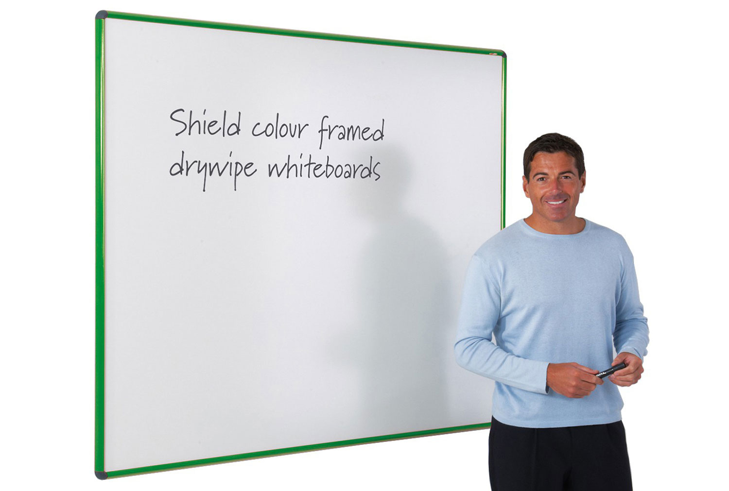 Shield Coloured Framed Magnetic Whiteboards