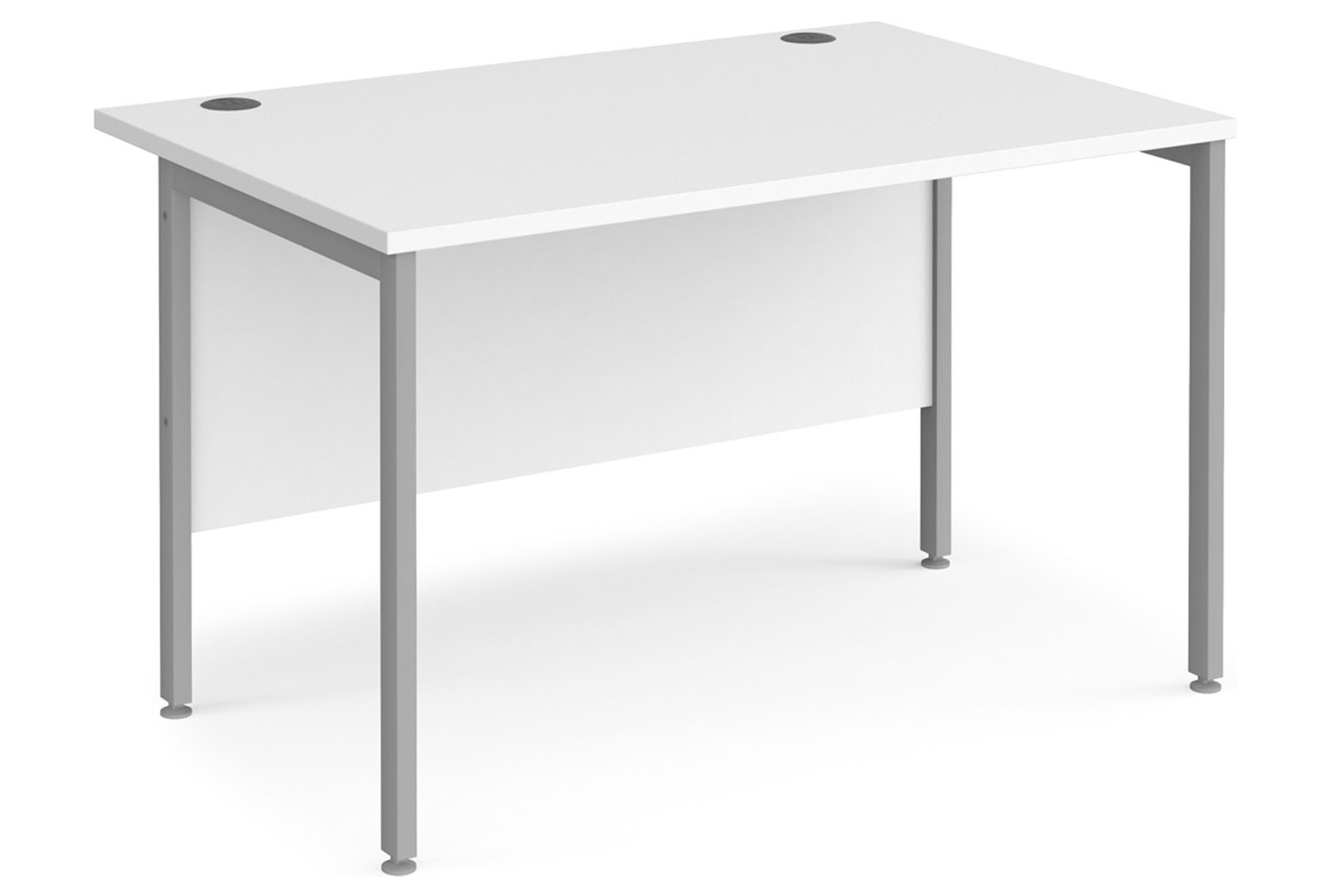 Value Line Deluxe H-Leg Rectangular Desk (Silver Legs)