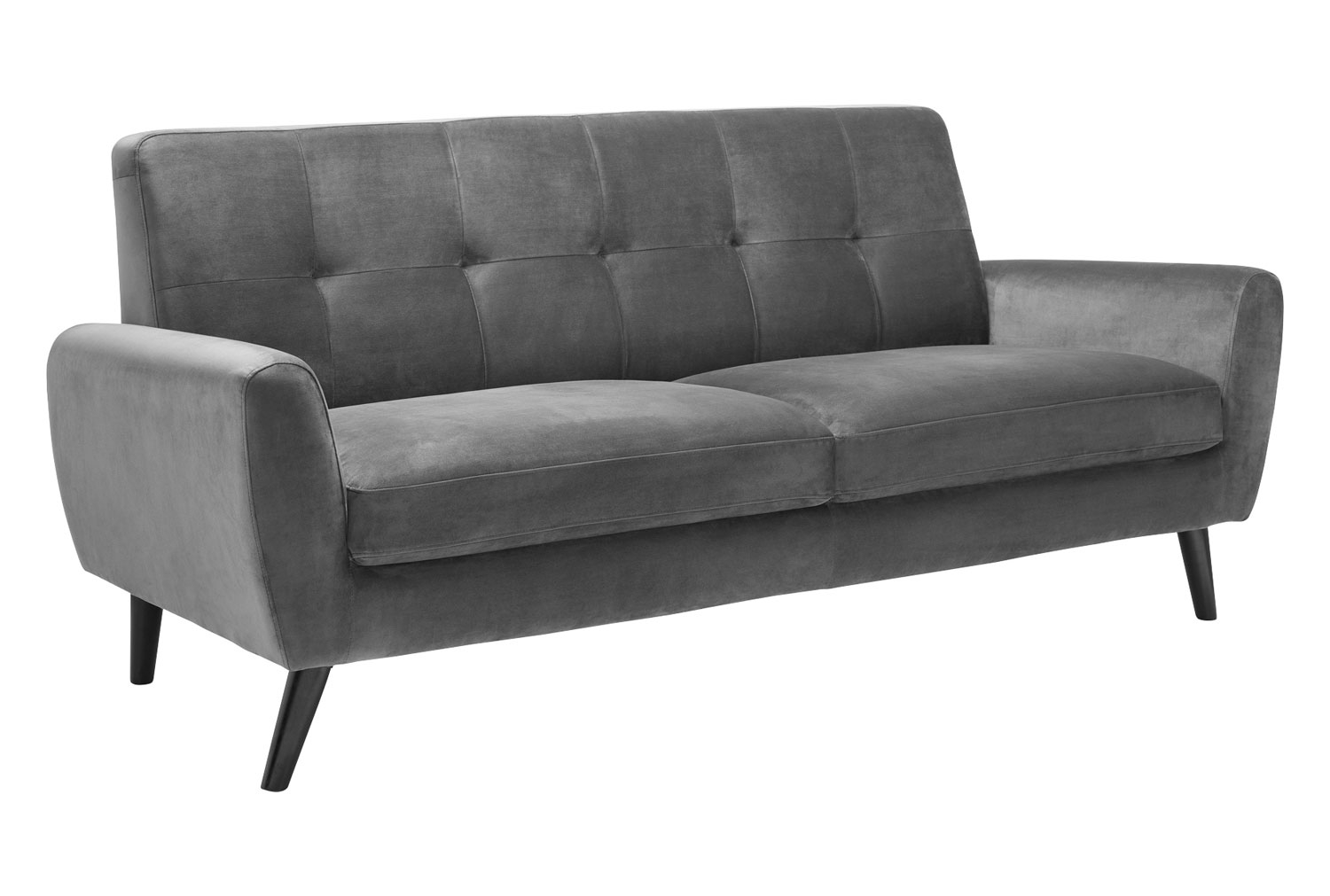 Connelly 3 Seater Sofa (Grey Velvet)