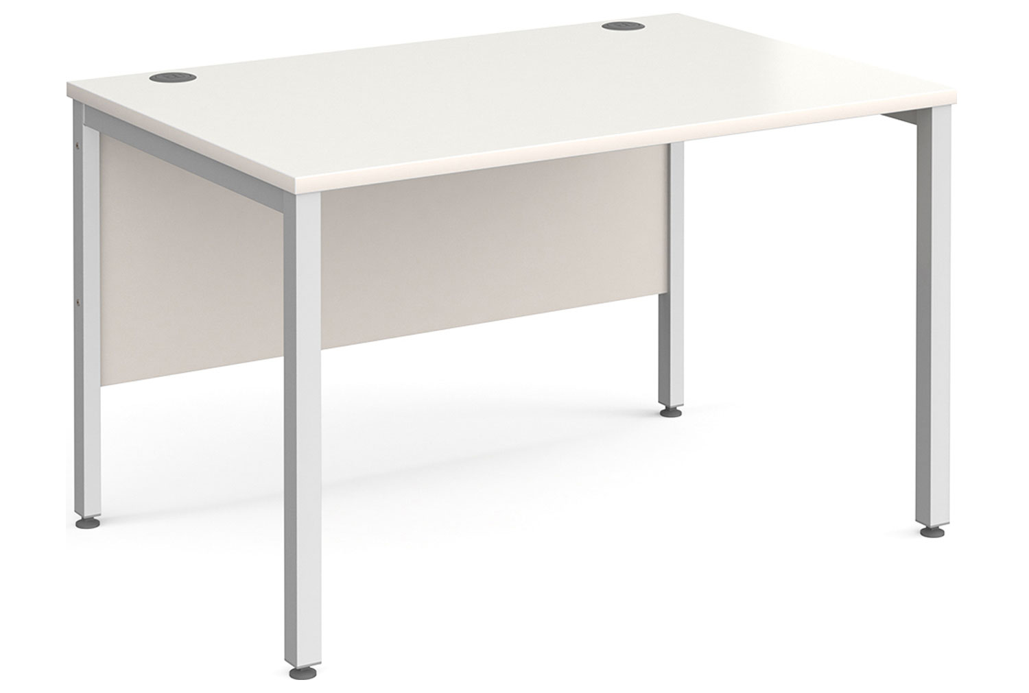 Tully Bench Rectangular Office Desk 120wx80dx73h (cm), White, Express Delivery