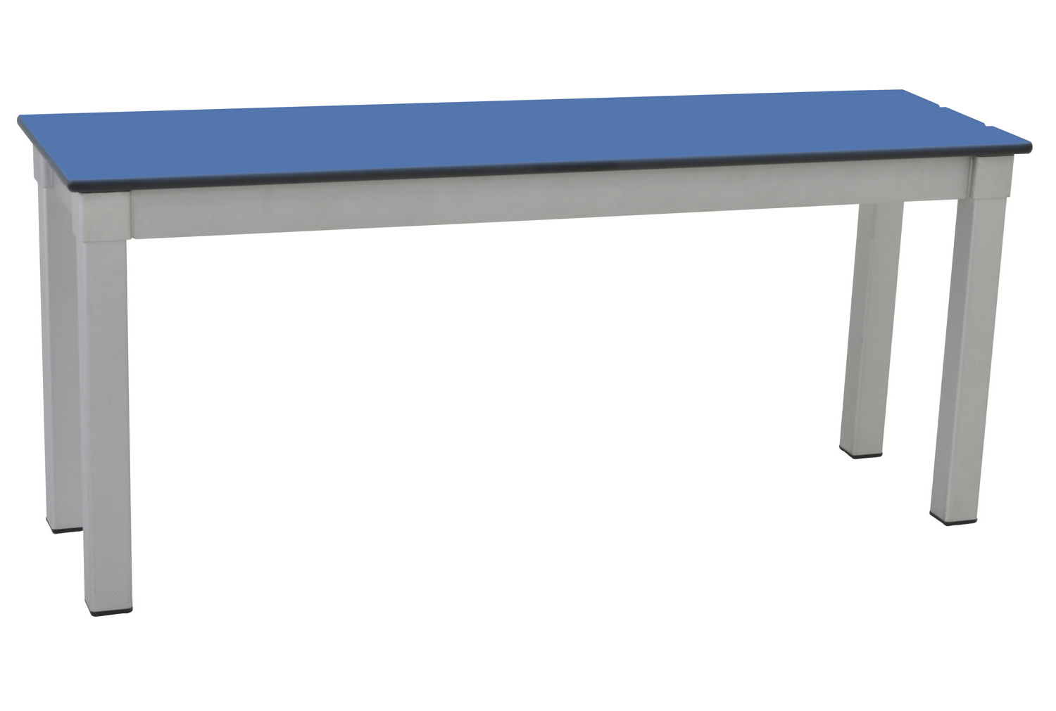 Gopak Enviro Compact Outdoor Bench With Solid Top, 150wx46d (cm), Warm Grey