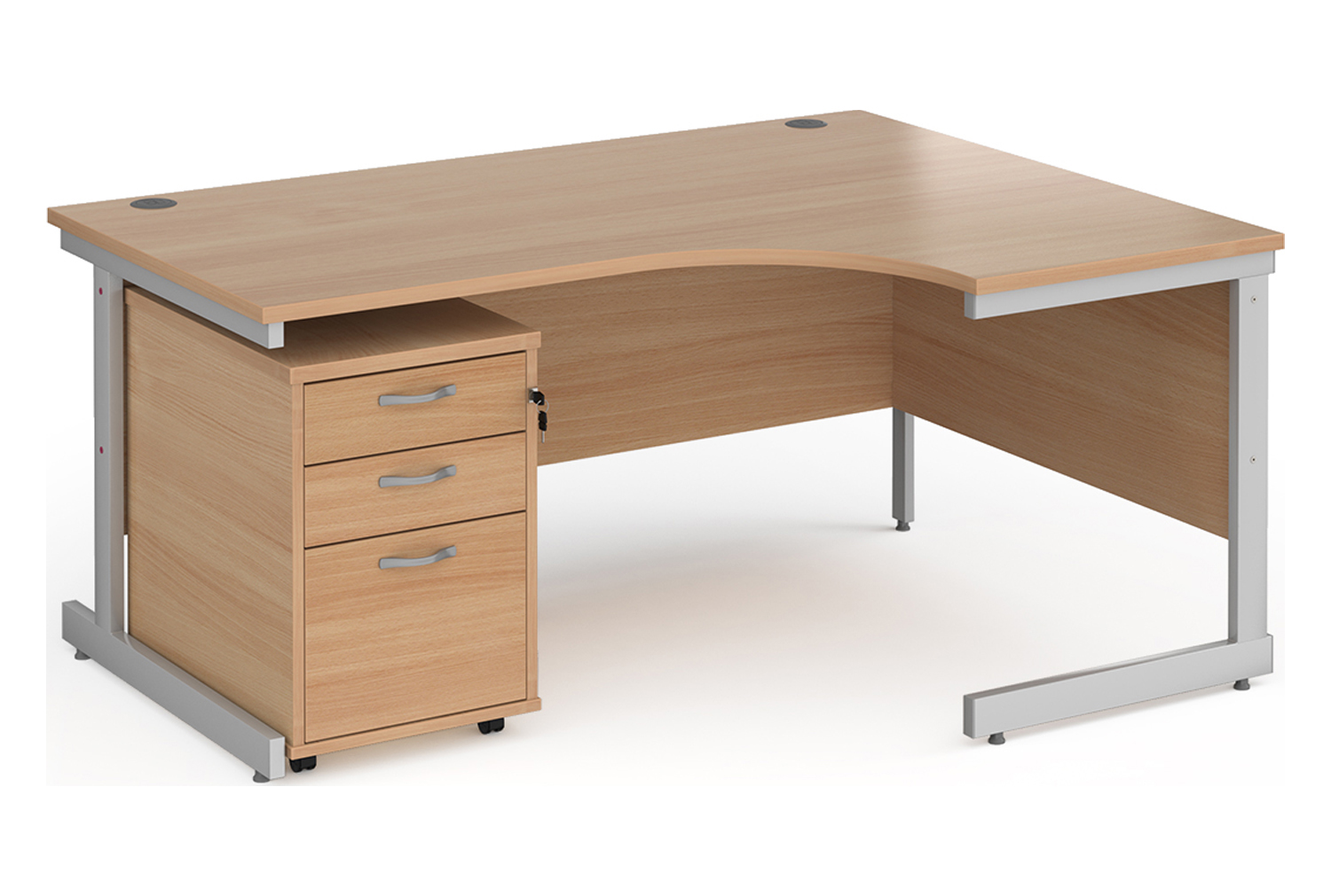 All Beech Office Desk Bundle Deal 10, Fully Installed