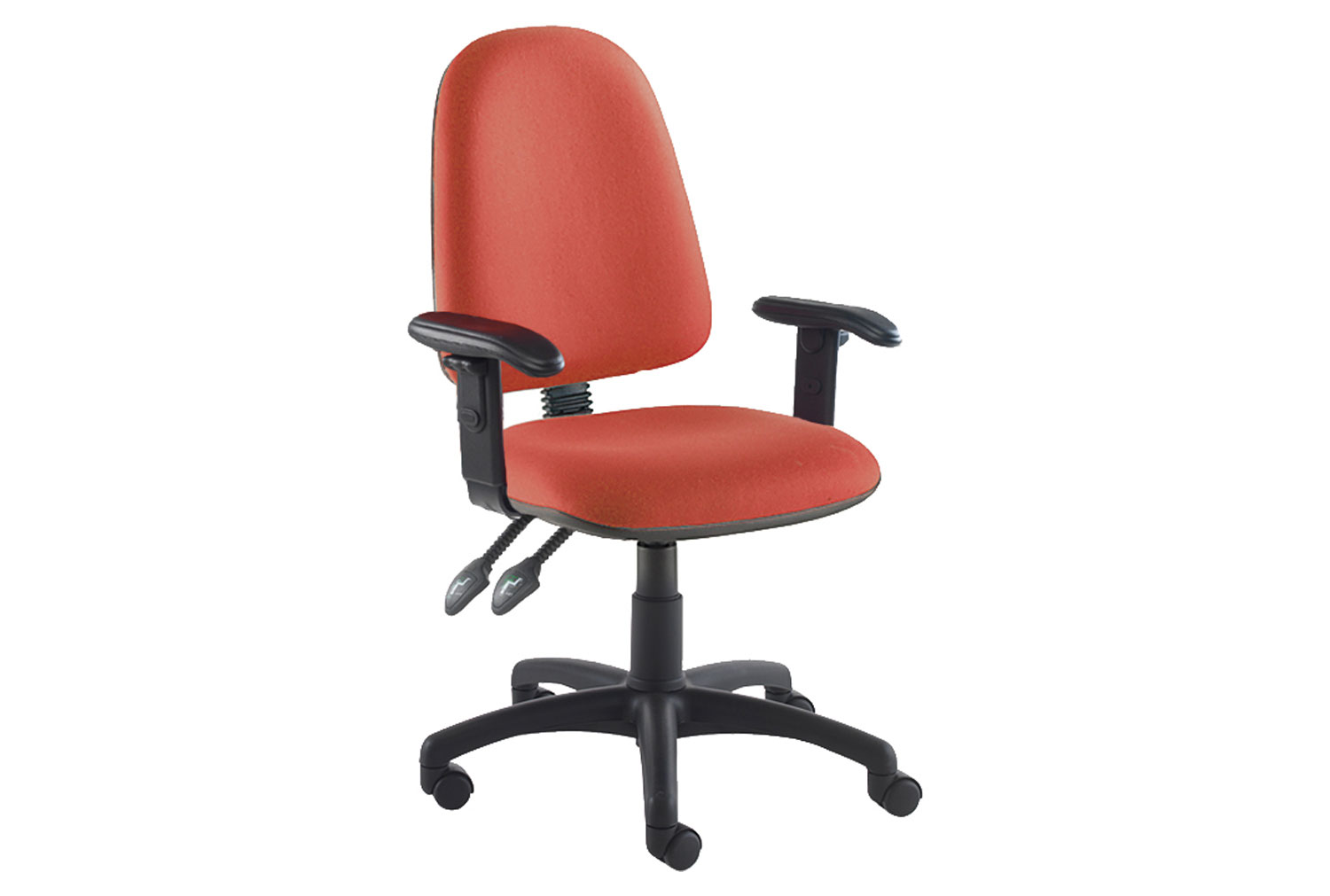 Aston High Back Operator Office Chair, Height Adjustable Arms, Extent