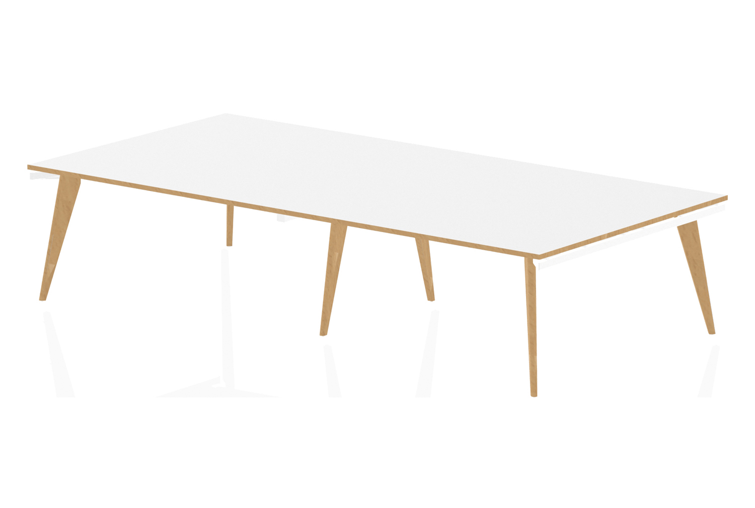 Vanara Extended Rectangular Boardroom Table, 320wx160dx73h (cm), Fully Installed