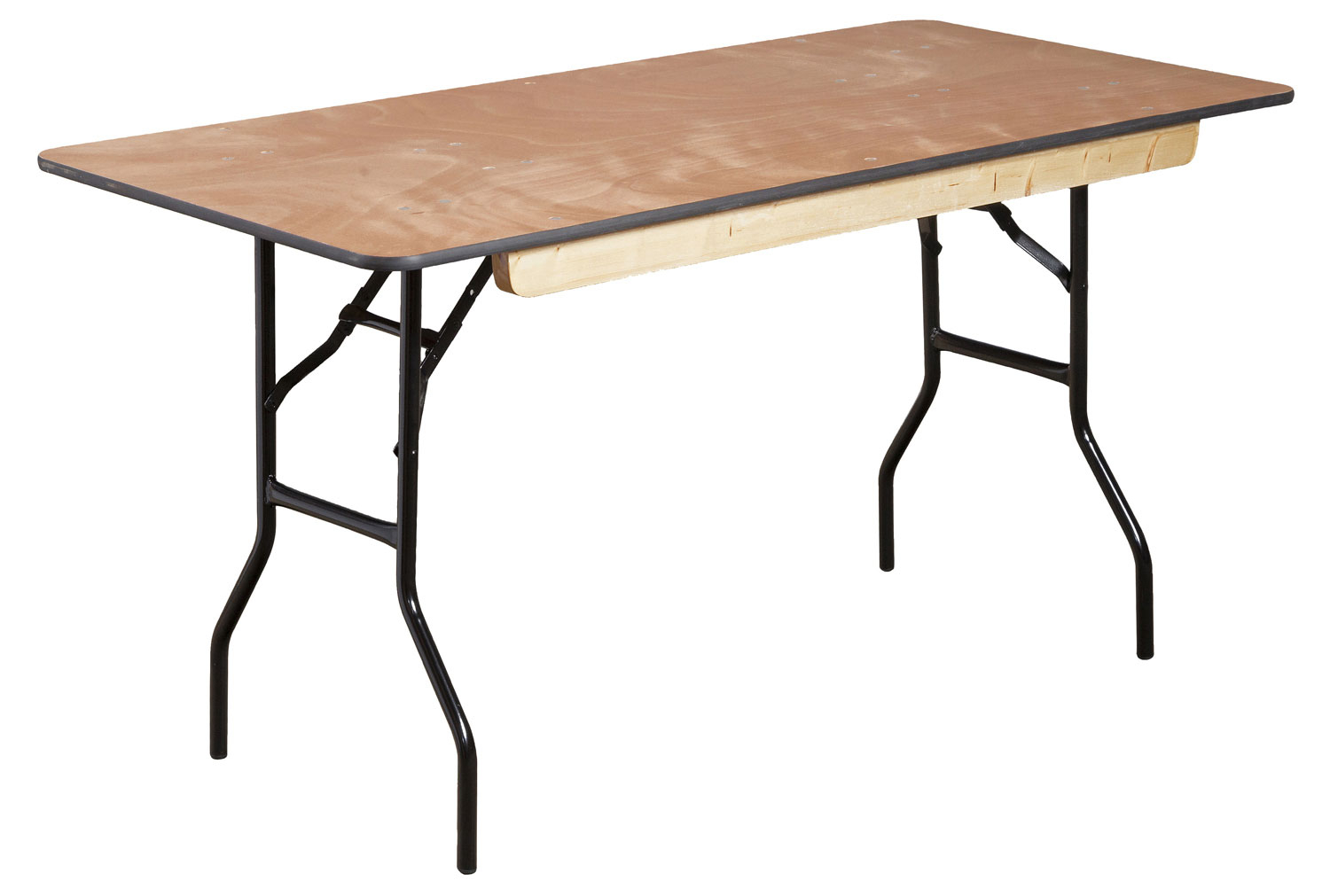 Lisboa Rectangular Folding Table, 153wx76dx76h (cm), Beech