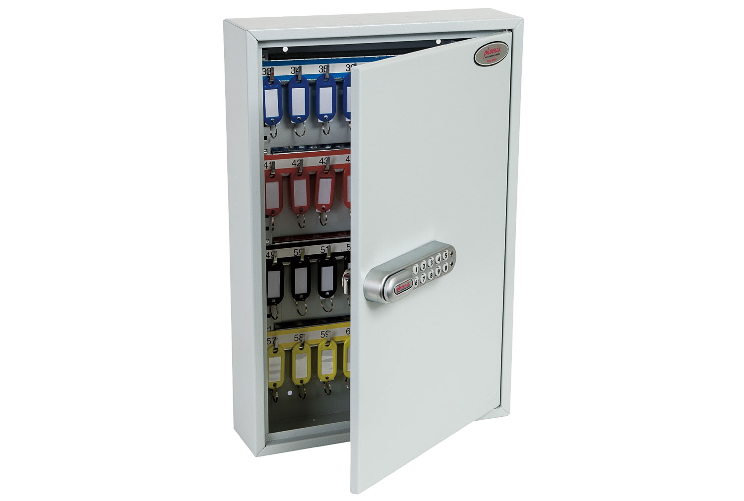 Phoenix KC0602N 64 Hook Key Commercial Key Cabinet With Netcode Electronic Lock