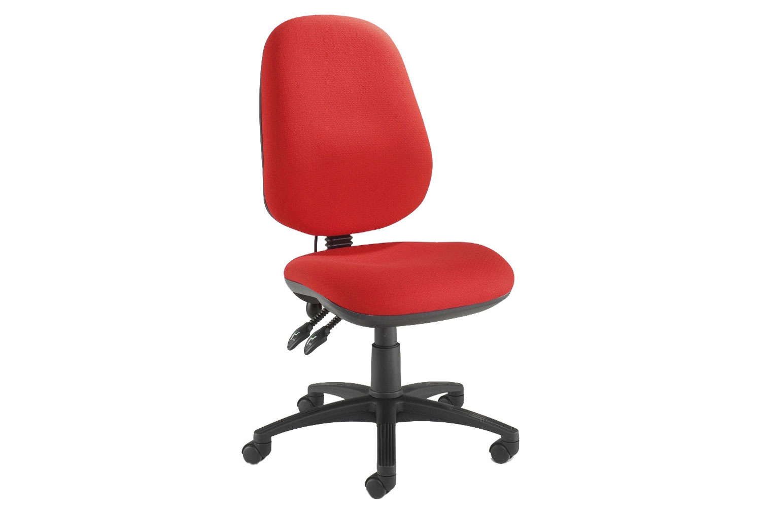 Eldon Extra High Back 2 Lever Inflatable Lumbar Operator Office Chair, No Arms, Cycle