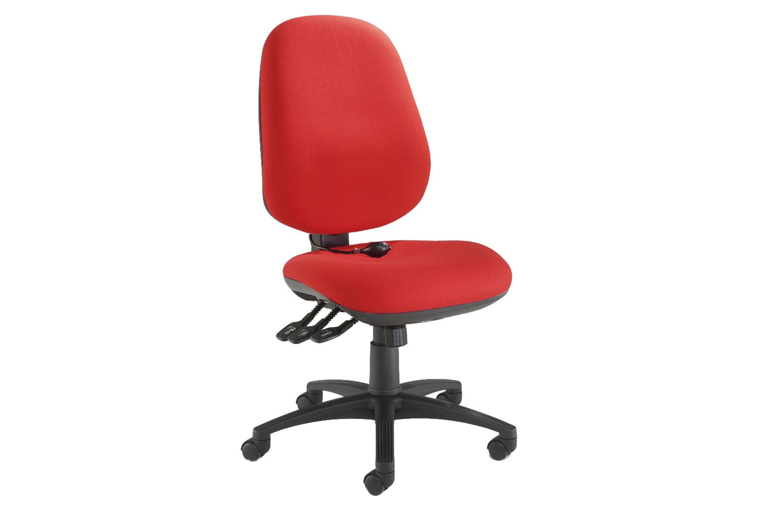Eldon Extra High Back 3 Lever Inflatable Lumbar Operator Office Chair, No Arms, Forward