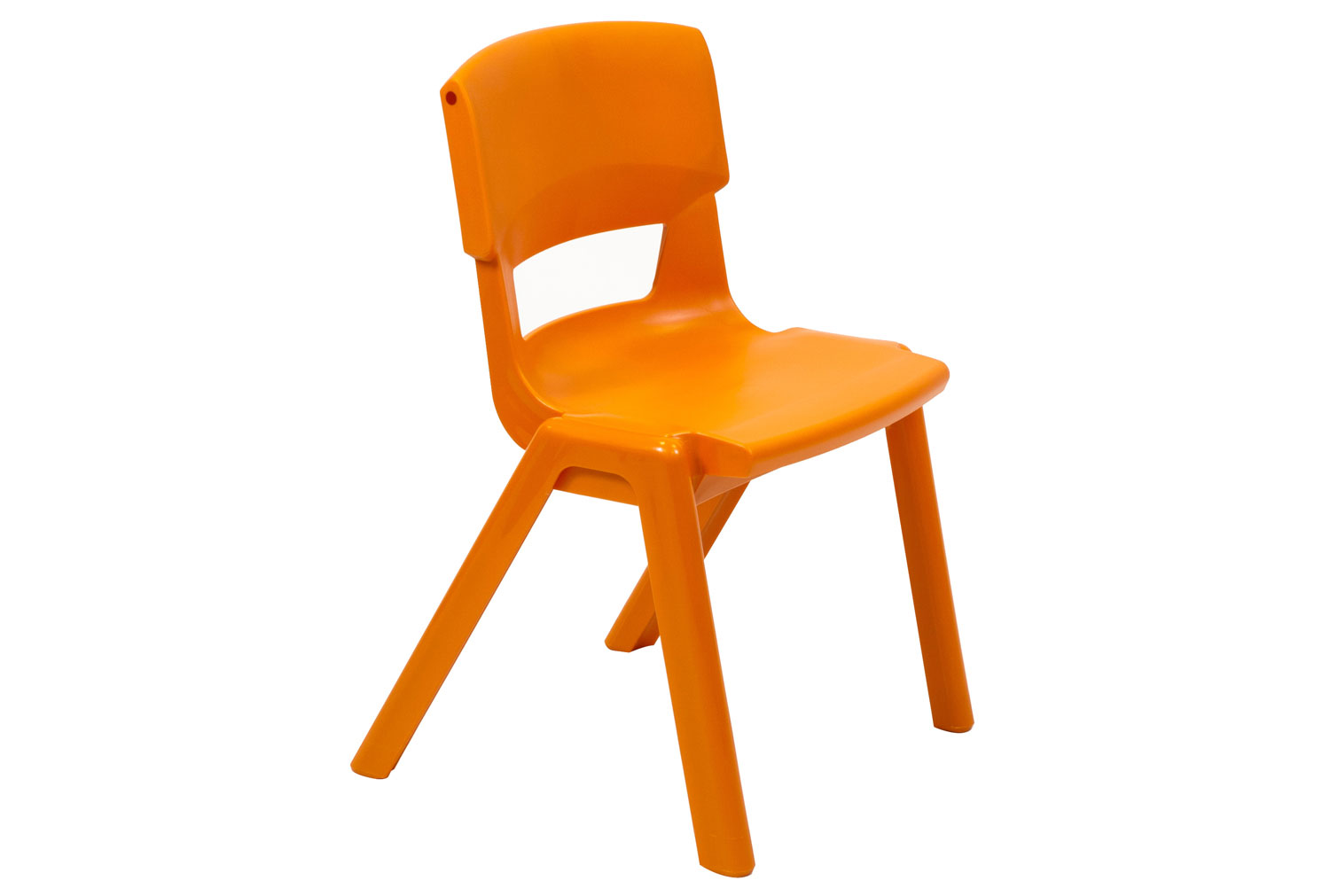 Qty 10 - Postura+ Classroom Chair, 8-11 Years - 34wx31dx38h (cm), Tangerine