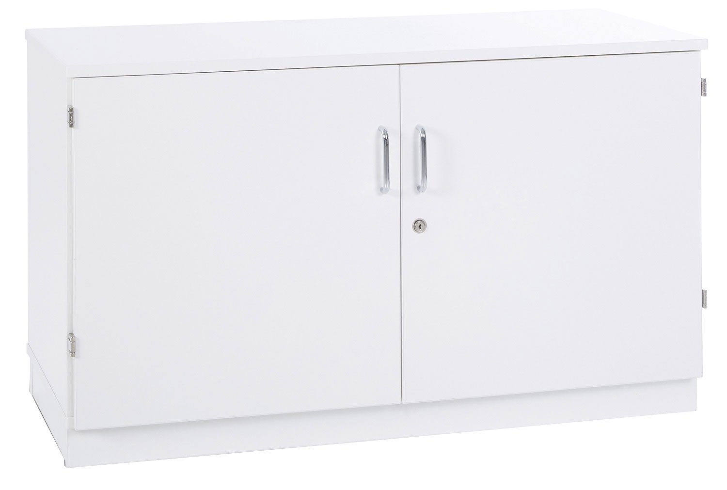 Pearl Low Classroom Storage Cupboard With 2 Adjustable Shelves, White