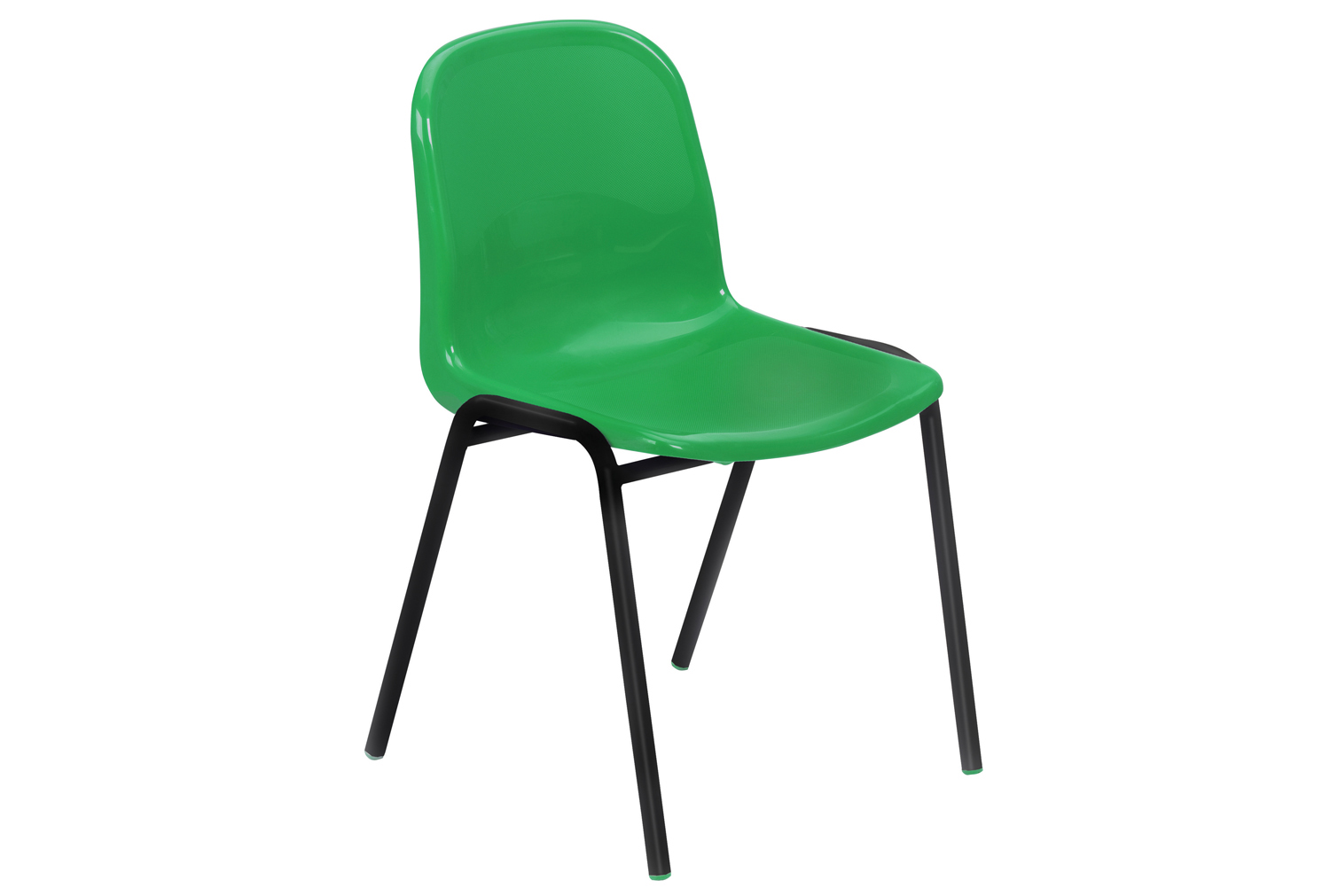 Qty 8 - Proform Harmony Classroom Chair, 14+ Years - 40wx38dx46h (cm), Black Frame, Green