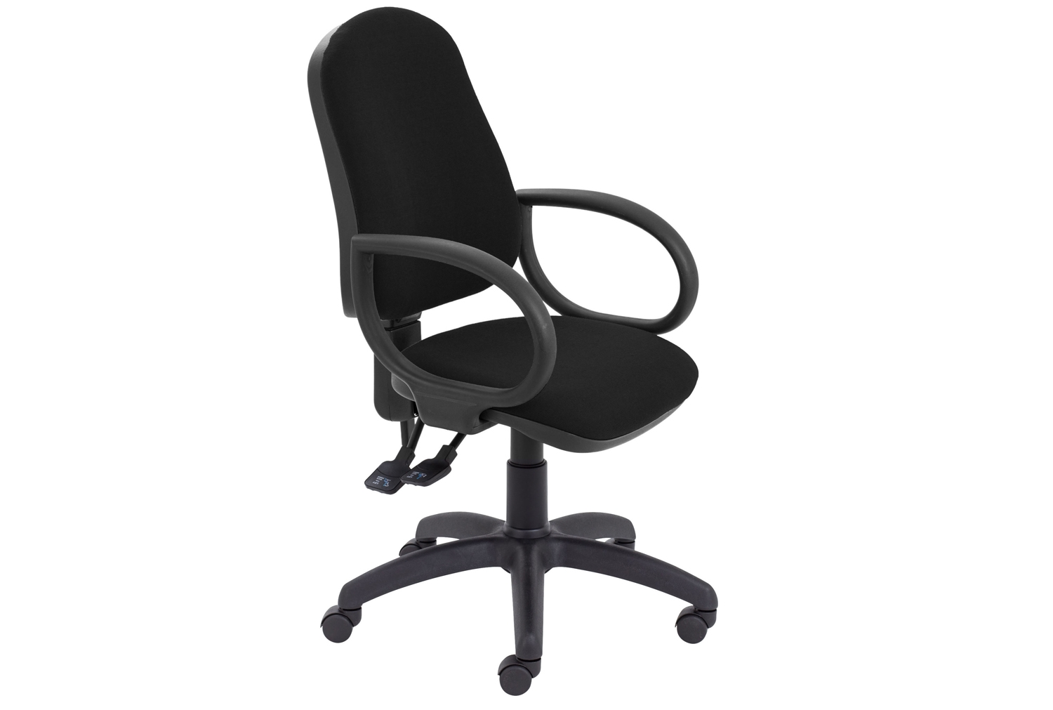 Serene 3 Lever Syncro High Back Fabric Operator Chair