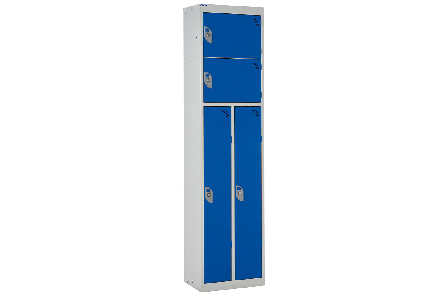 QMP 2 Person Lockers, 45wx45dx180h (cm), Cam Lock, Blue