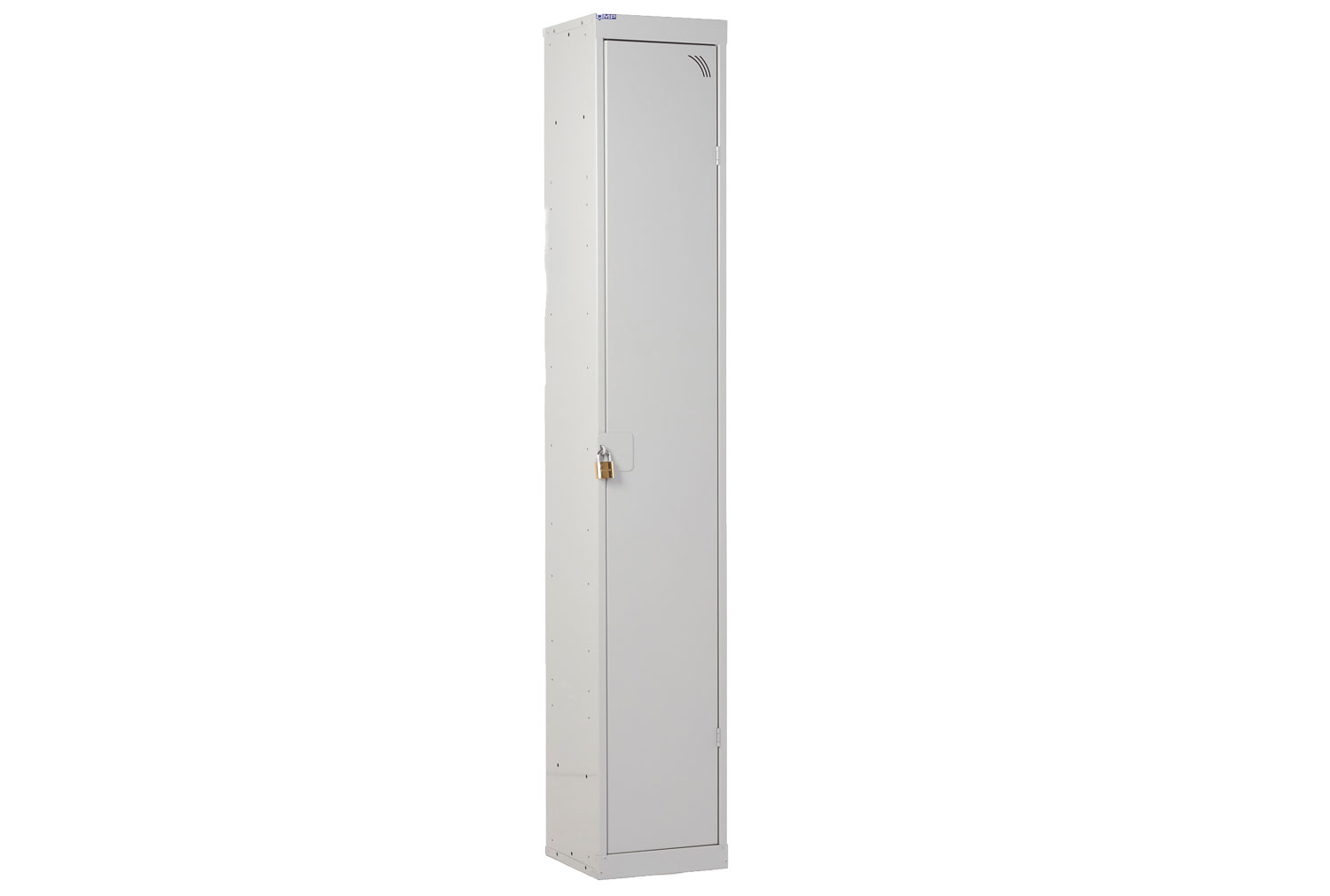 Qty 8 - QMP Padlock Lockers, 1 Door, 30wx30dx180h (cm), Grey