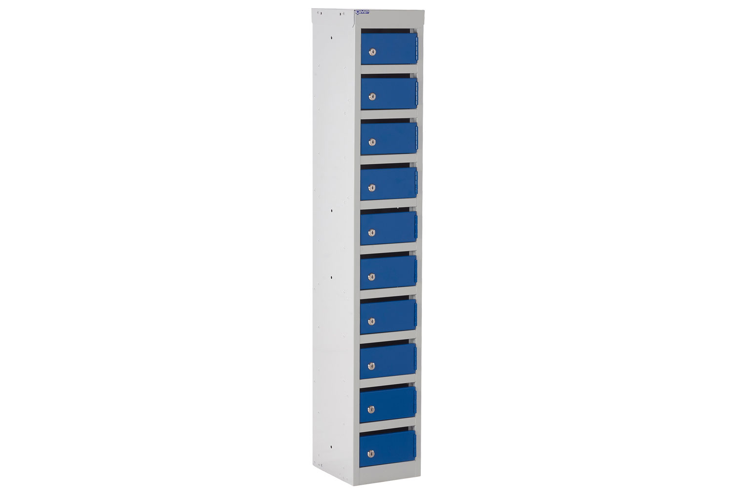 QMP Post Box Locker 100 Series, 10 Boxes10 Boxes - 23wx26dx133h (cm), Blue