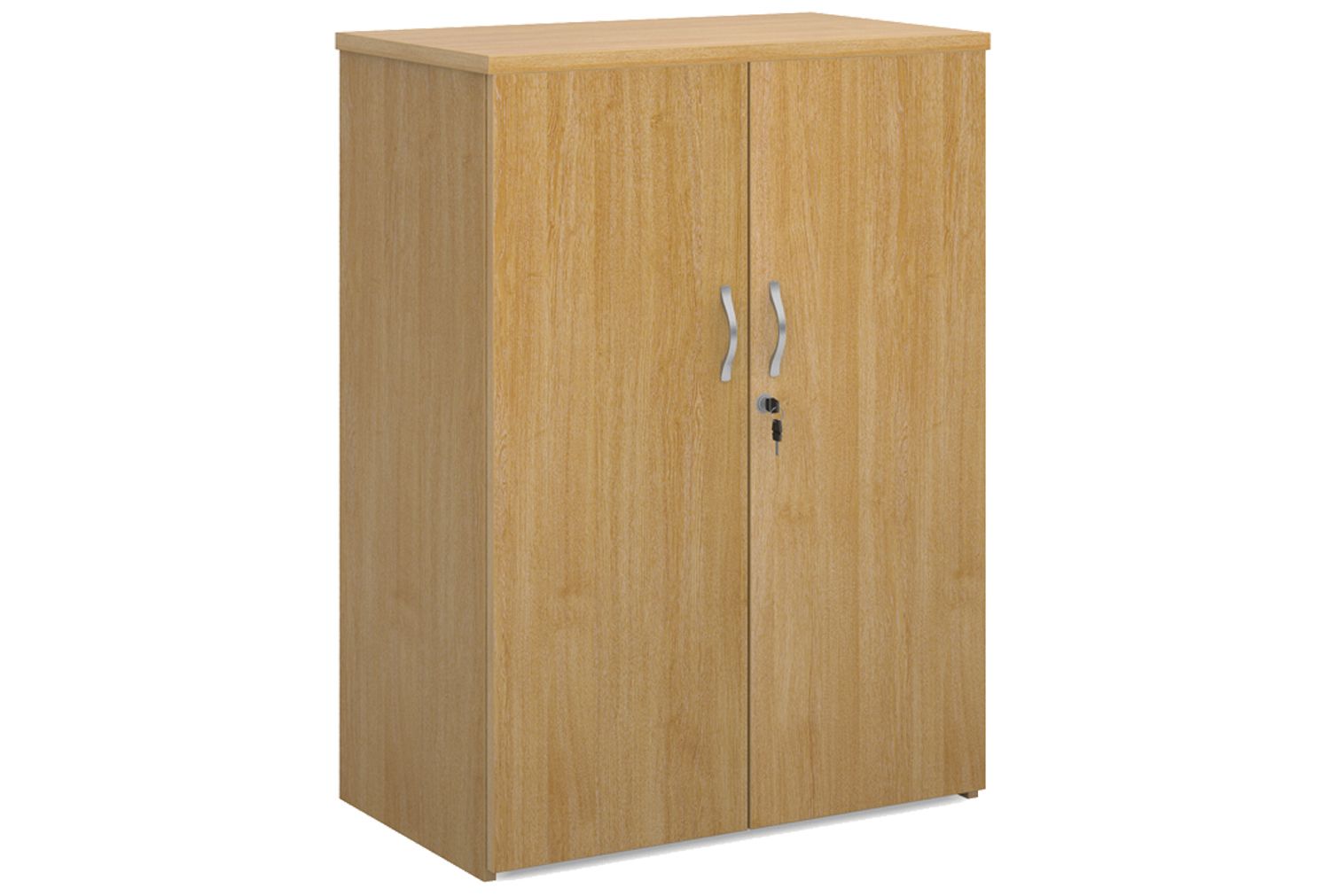 All Oak Cupboard, 2 Shelf - 80wx47dx109h (cm), Fully Installed