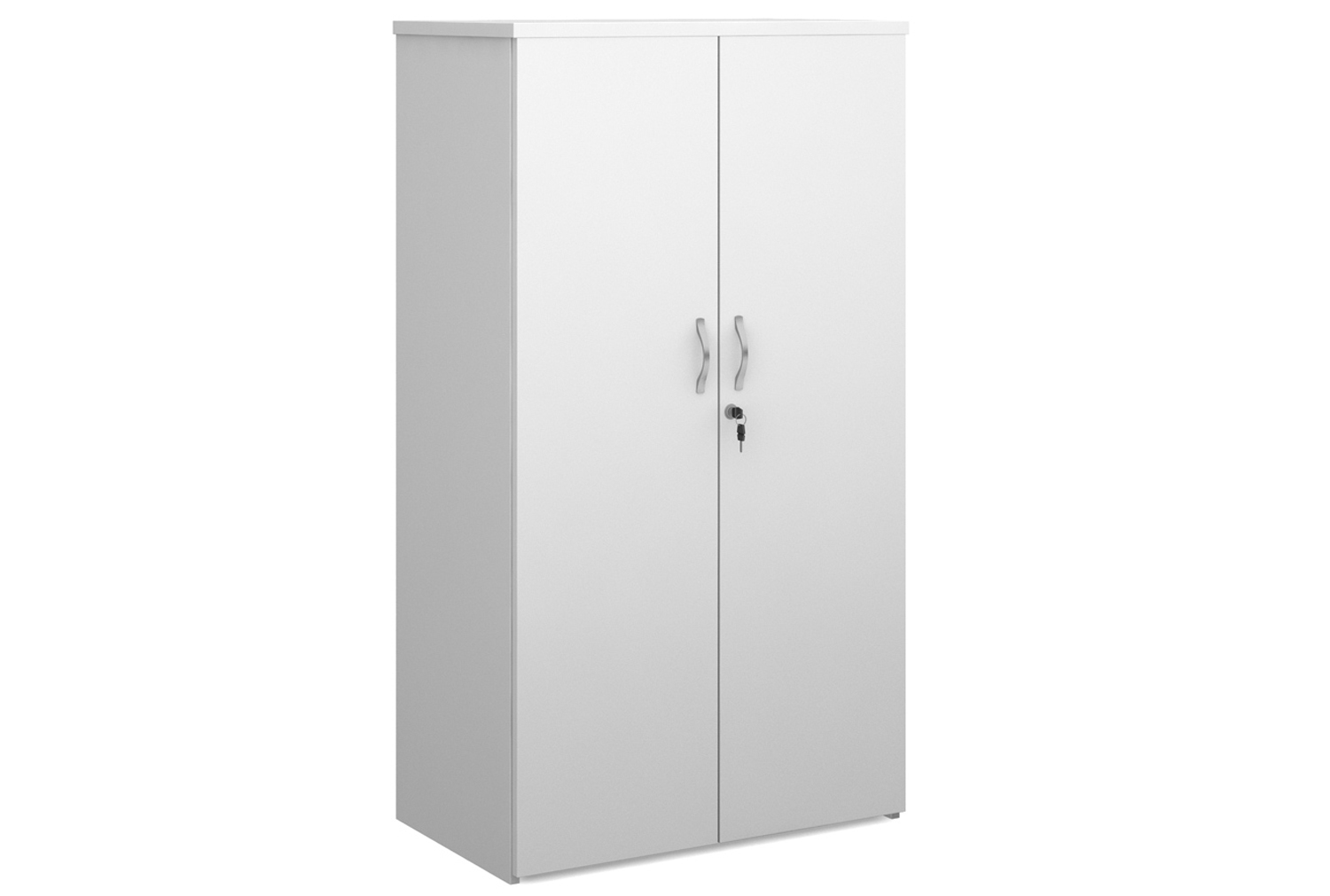 All White Cupboard, 3 Shelf - 80wx47dx144h (cm), Fully Installed