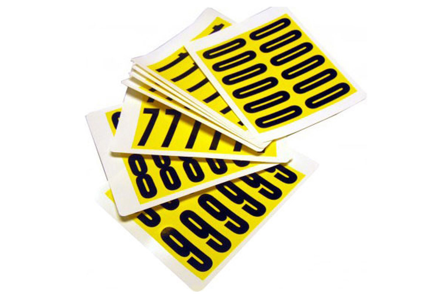 Self Adhesive Numbers 56mm High (Pack Of 12)