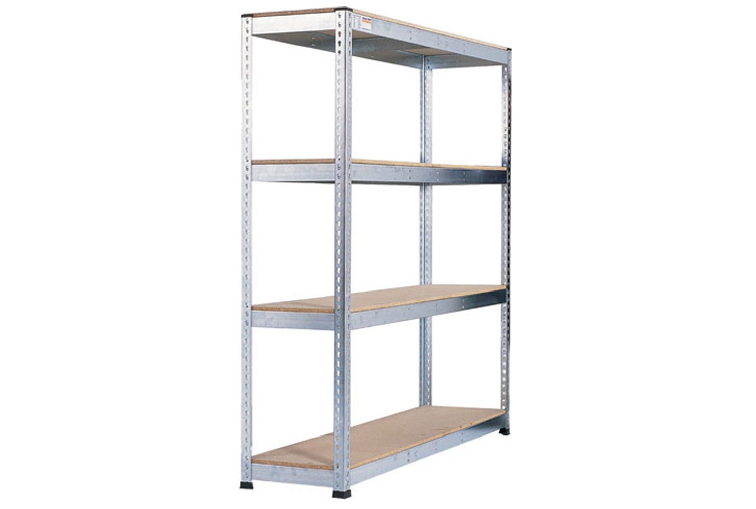 Rapid 1 Heavy Duty Galvanized Shelving With 4 Chipboard Shelves 1830wx2440h, Express Delivery
