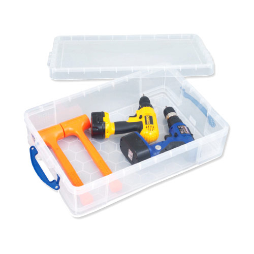 24.5ltr Really Useful Box (Clear), Express Delivery