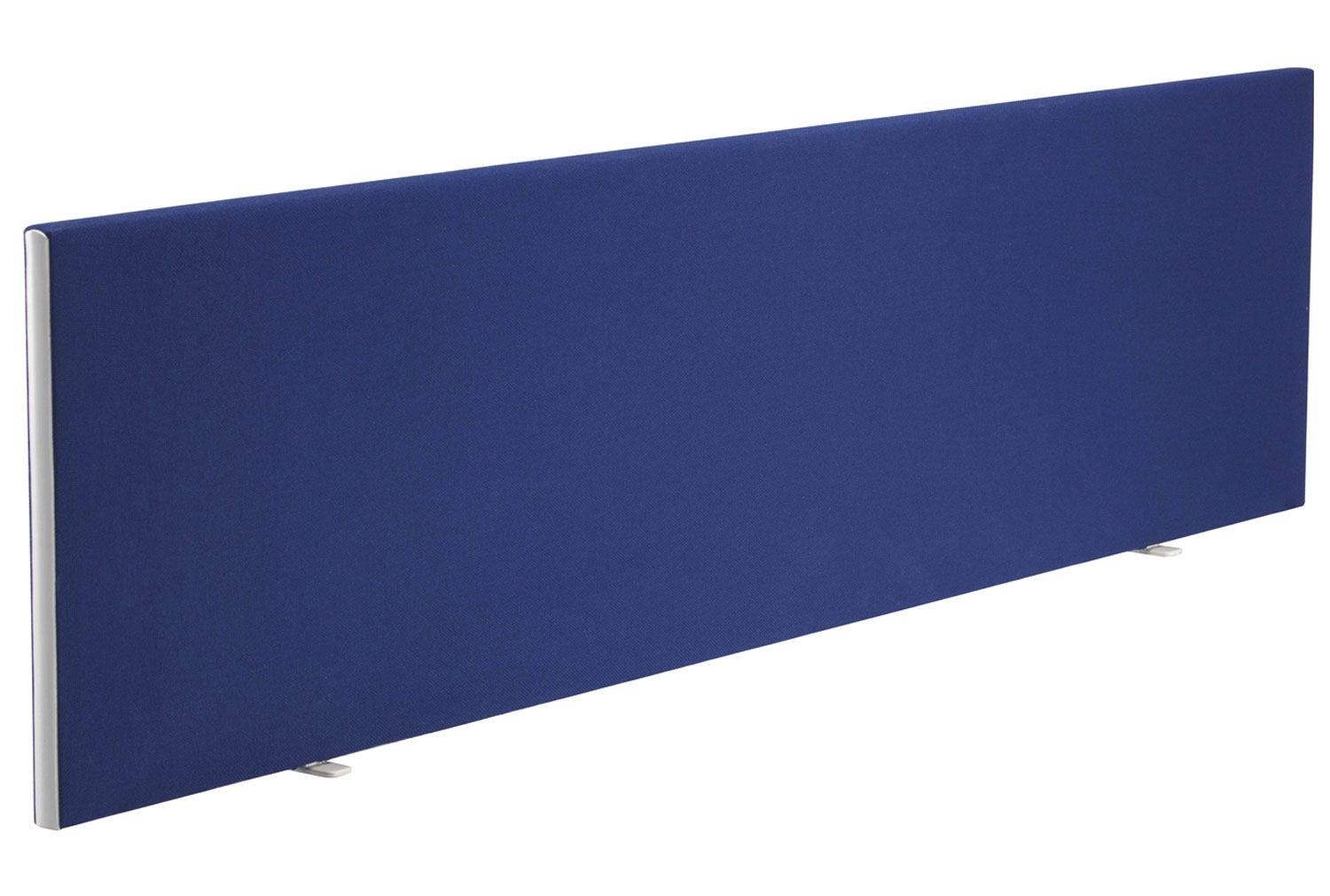 Whist Economy Rectangular Desktop Office Screens, 140wx40h (cm), Royal Blue, Express Delivery