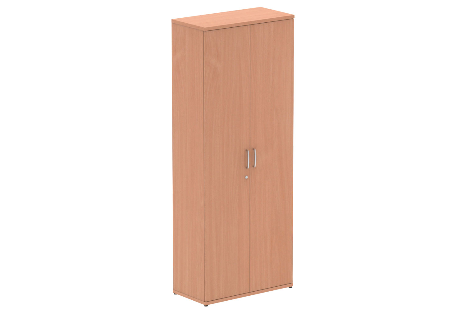 Pamola Cupboards, 4 Shelf - 80wx40dx200h (cm), Beech, Fully Installed