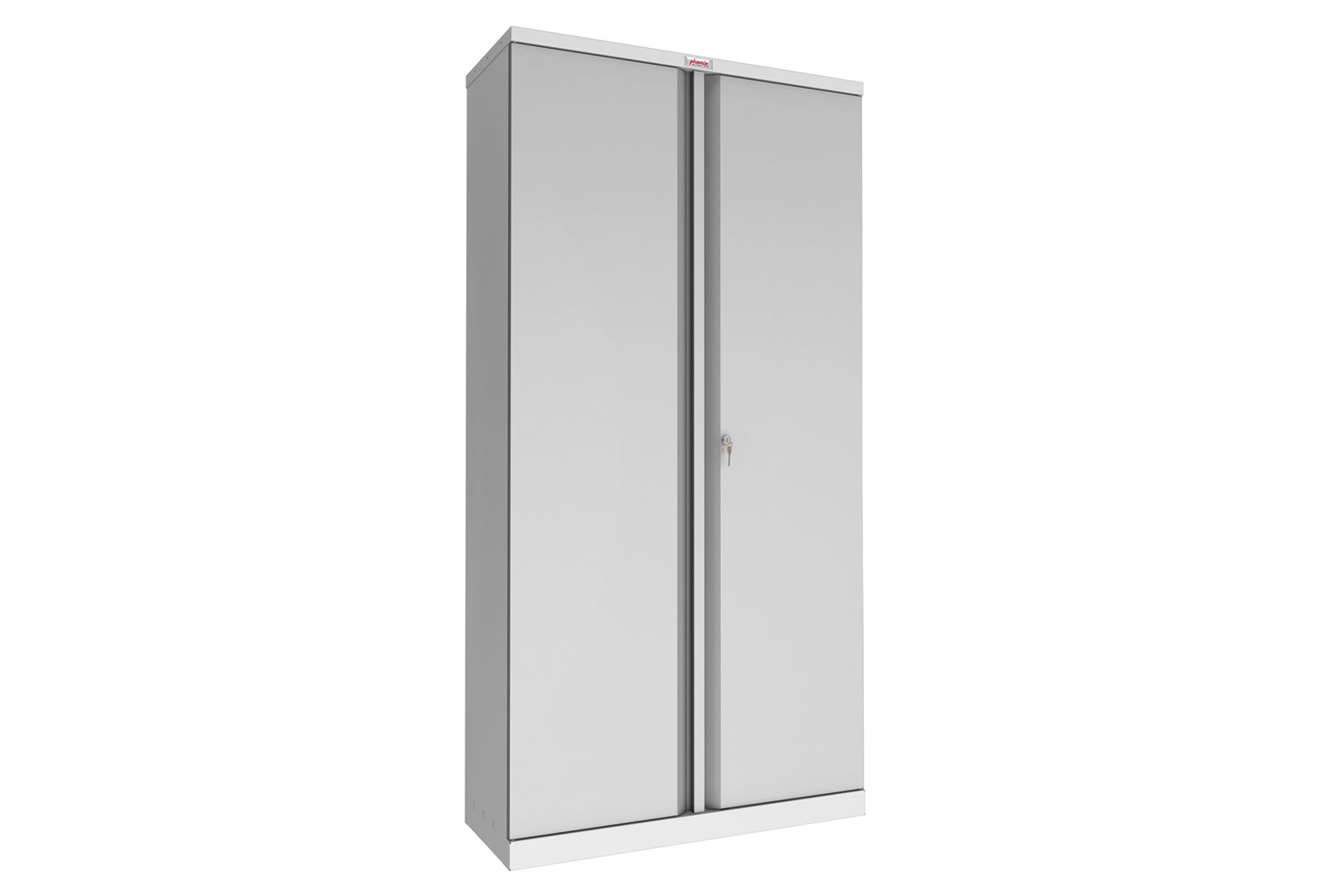 Phoenix SCL Steel Storage Office Cupboards With Key Lock, 4 Shelf - 92wx37dx183h (cm), Grey, Express Delivery