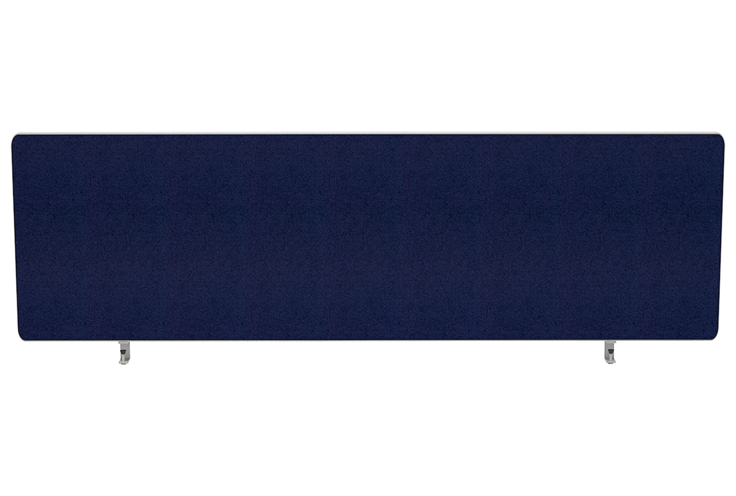 Griffin Rectangular Desktop Office Screens With Rounded Corners, 180wx2dx30h (cm), Royal Blue