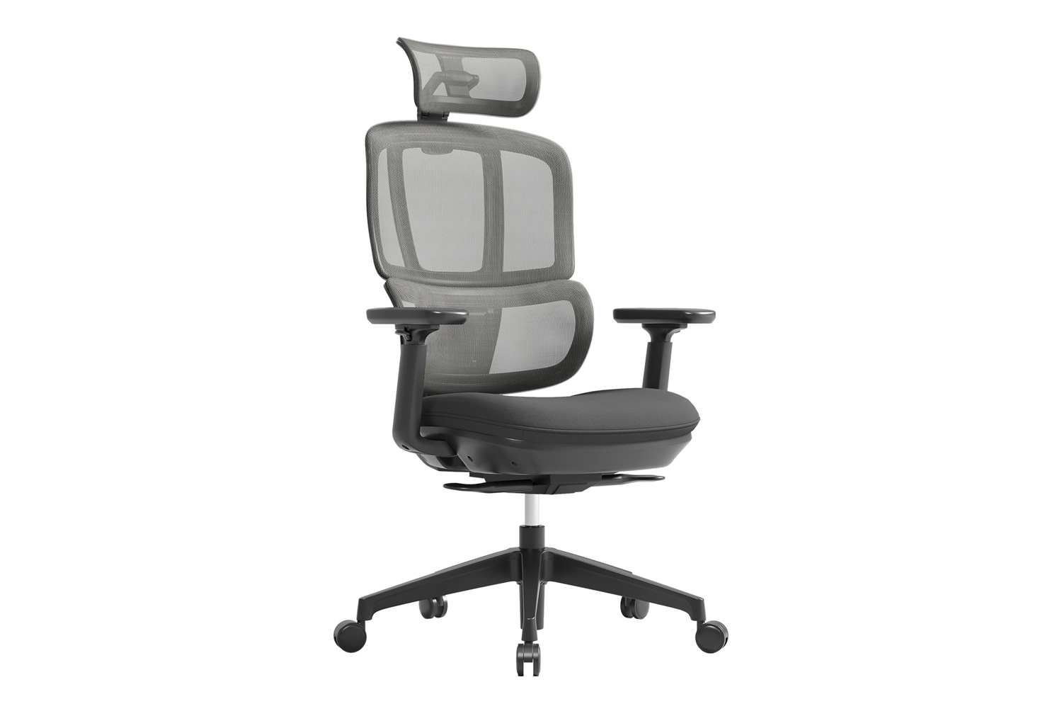 Zest High Mesh Back Operator Office Chair With Headrest, Black, Express Delivery