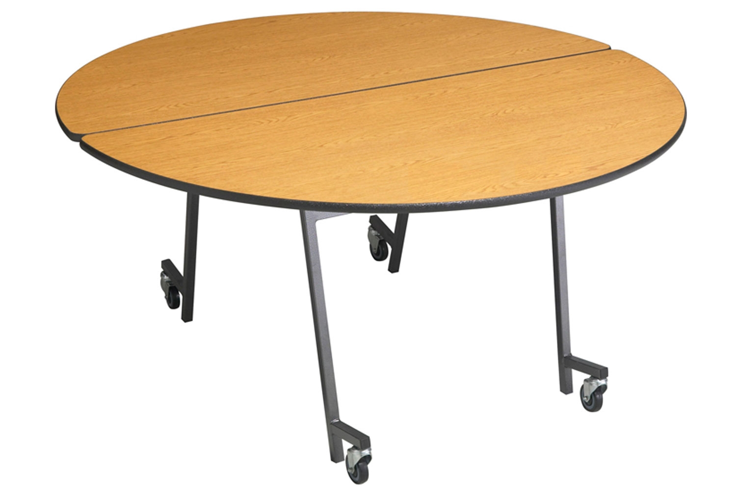 Sico Pacer Round Folding Mobile Table, 150diax74h (cm), Oak