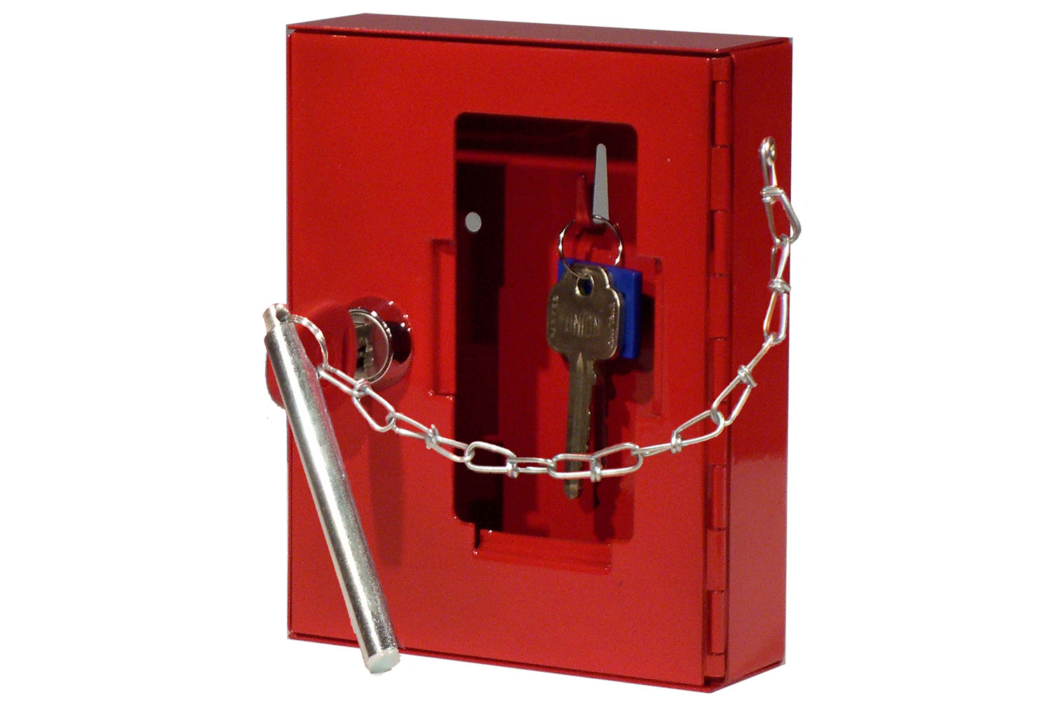 Securikey Emergency Key Box With Cylinder Lock, Hammer And Chain