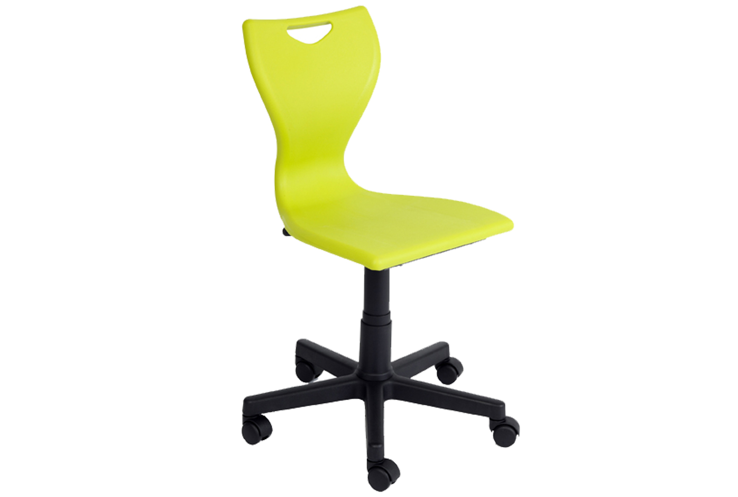 Qty 8 - EN Computer Task School Classroom Chair, Lime Green