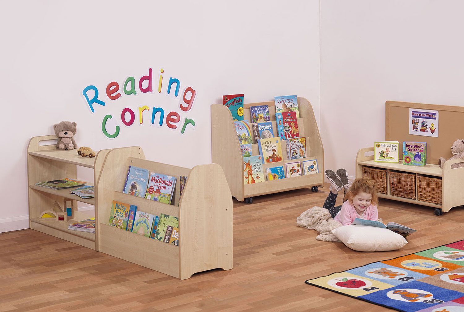 Early Years Mini Library Zone, Maple