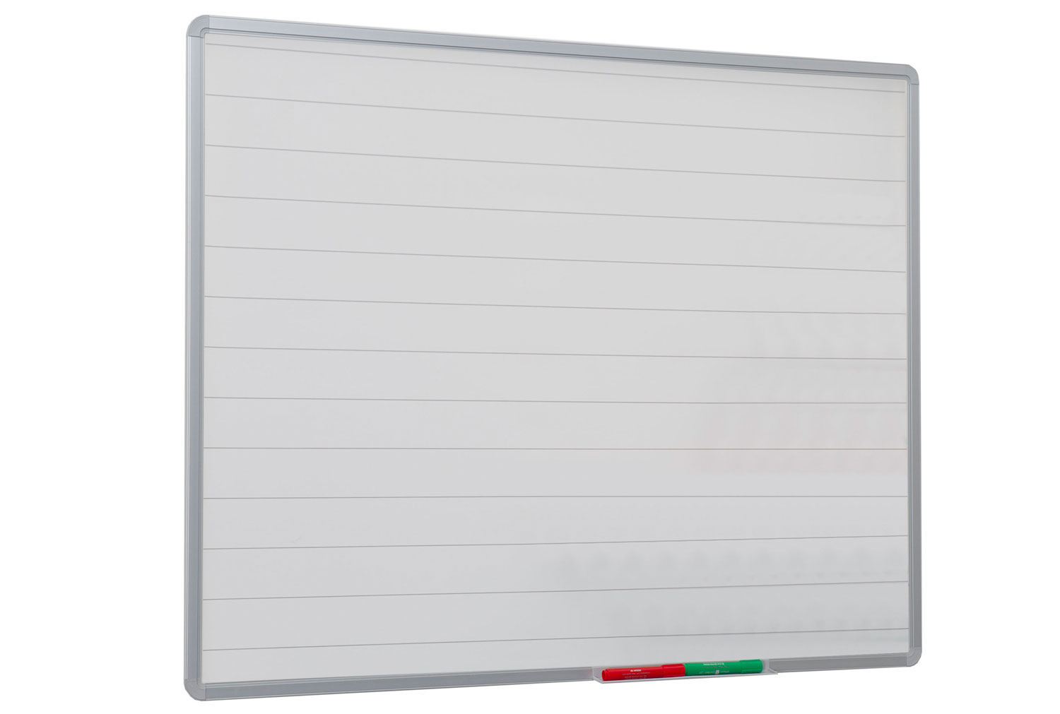 Non-Magnetic Writing Board With 75mm Lines, 90wx60h (cm)