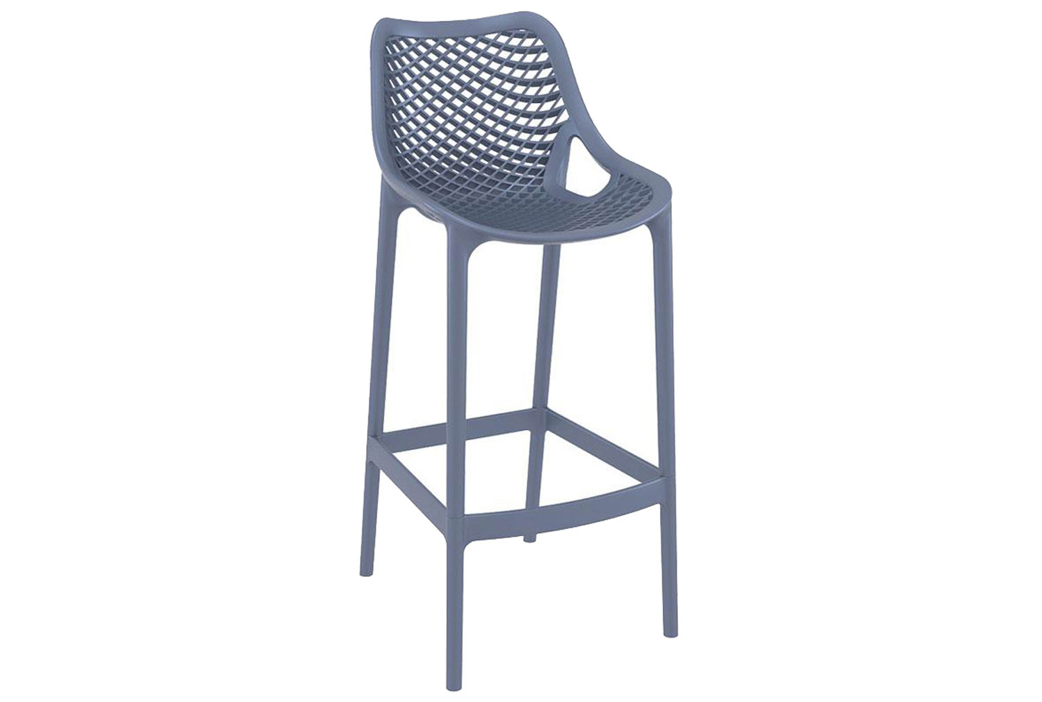 Qty 2 - Stawell Bar Stool, Anthracite