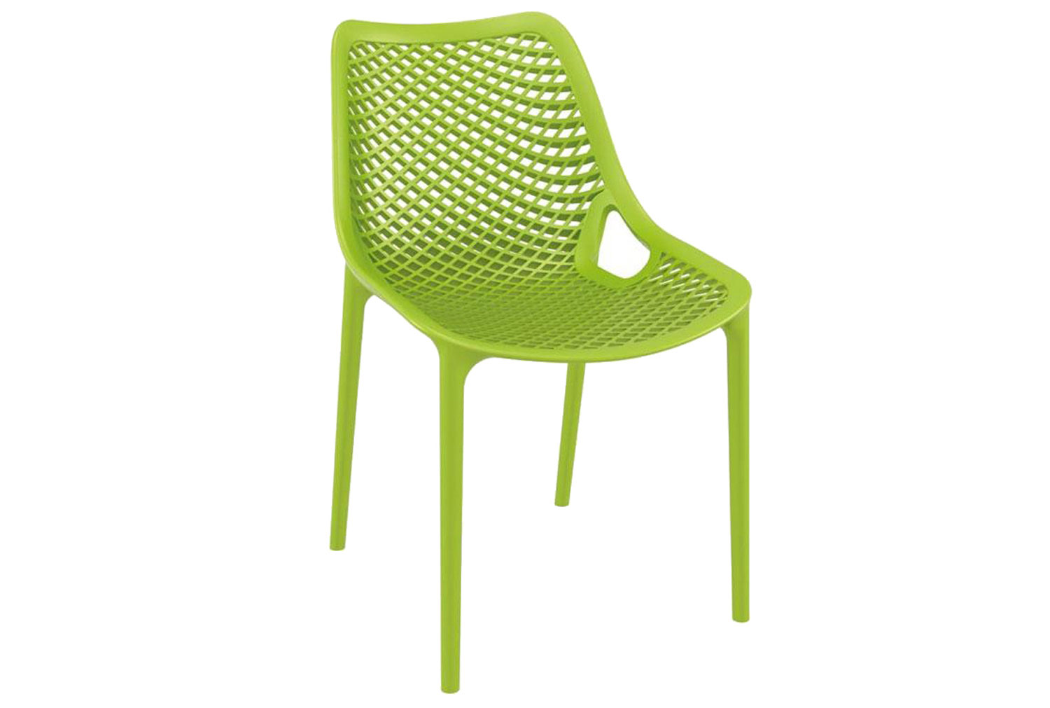 Qty 2 - Stawell Stacking Side Chair, Green