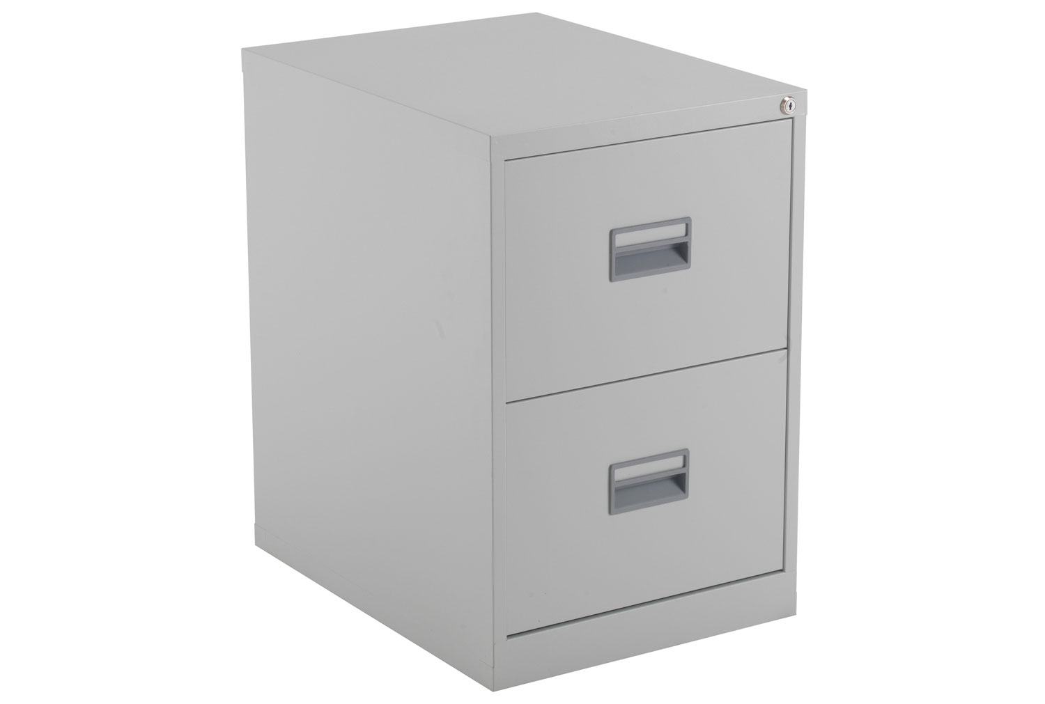 Value Line Metal Filing Cabinet, 2 Drawer - 47wx62dx70h (cm), Grey