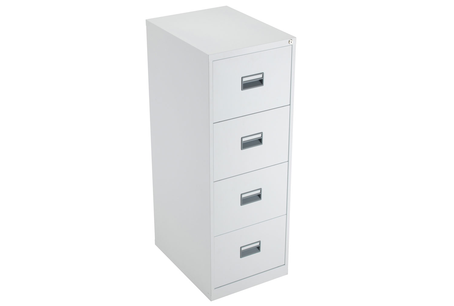 Value Line Metal Filing Cabinet, 4 Drawer - 47wx62dx130h (cm), White, Express Delivery