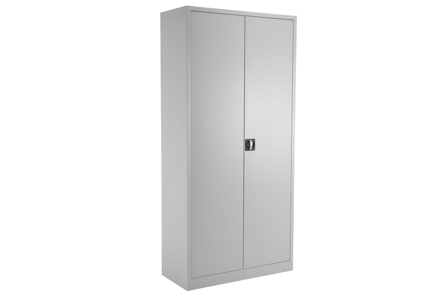Value Line Metal Double Door Office Cupboards, 4 Shelf - 92wx42dx195h (cm), Grey, Express Delivery