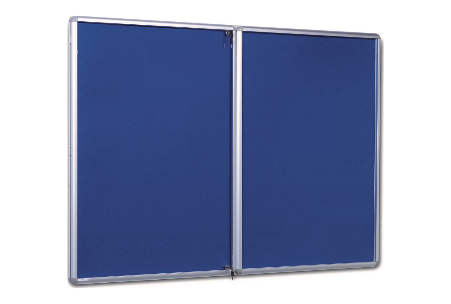 Tamperproof Noticeboard, 120wx120h (cm), Blue