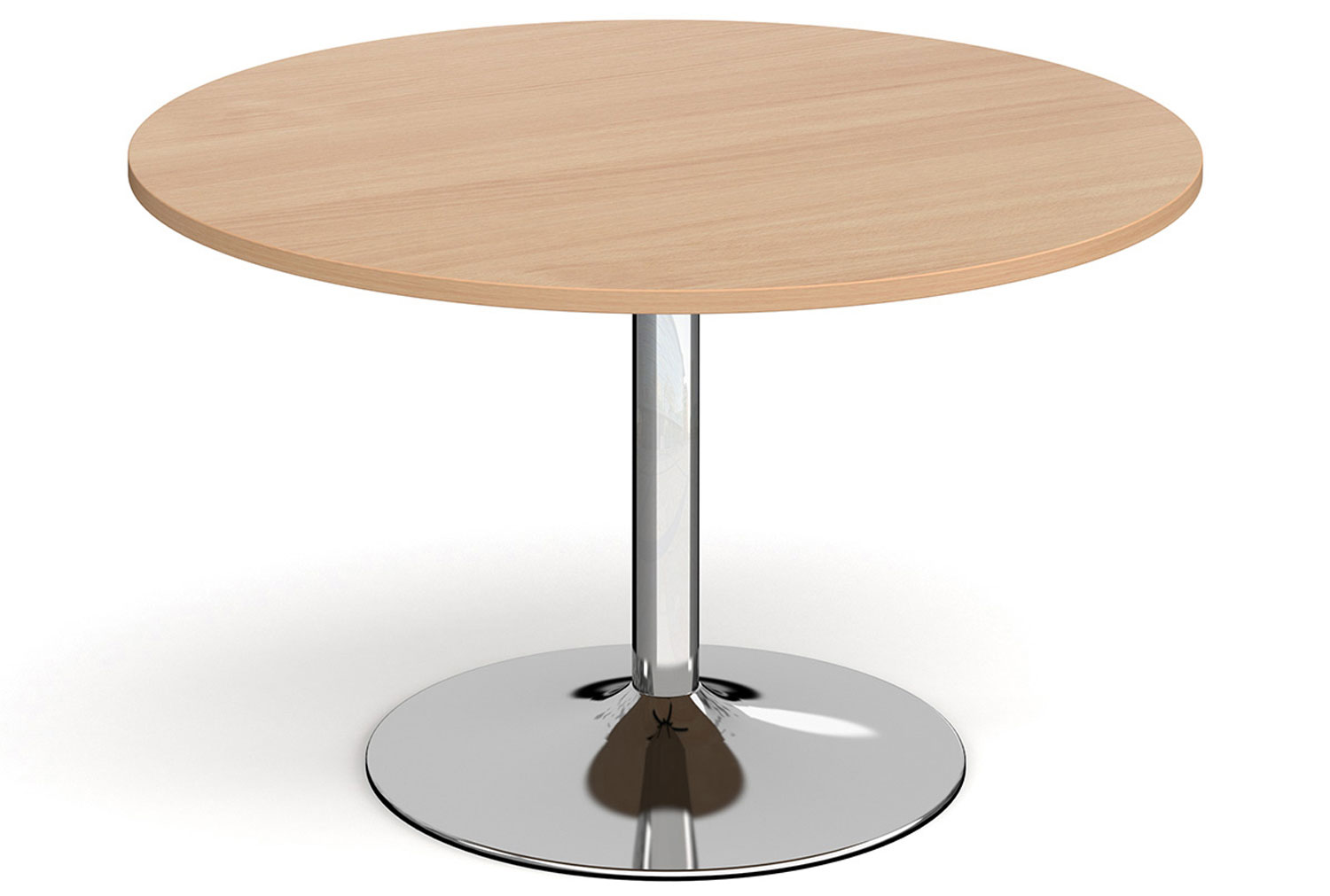 Babstock Round Boardroom Table, 120diax73h (cm), Beech