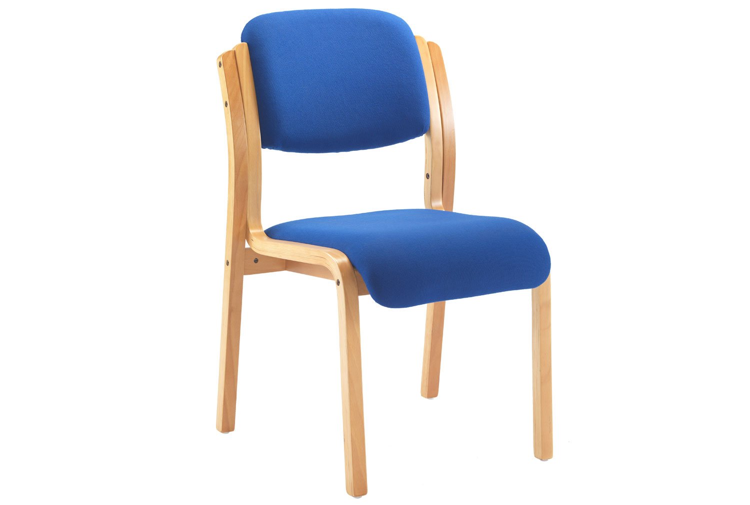 Burch Stacking Side Chair (Blue), Blue, Fully Installed
