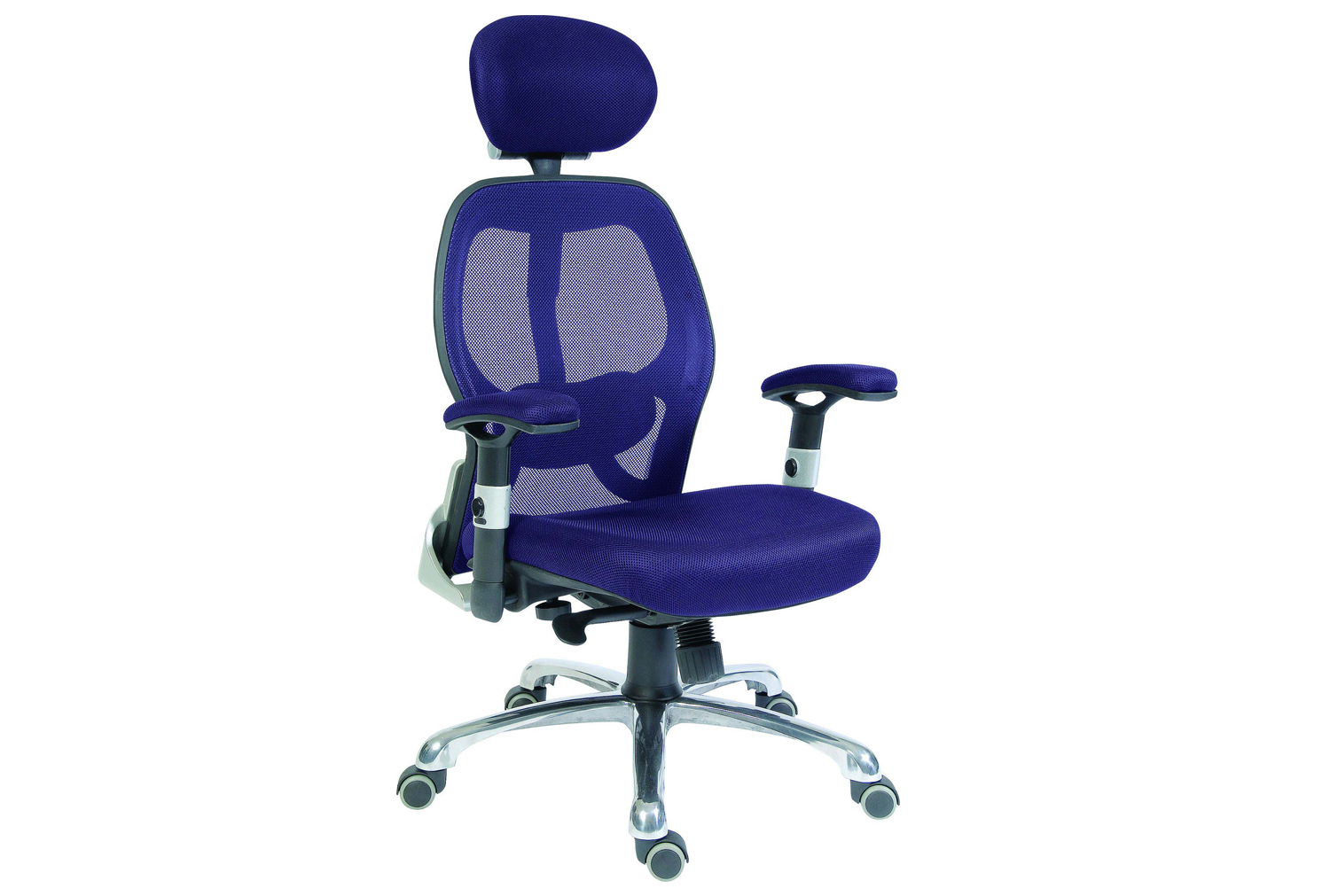 Cobham Blue High Mesh Back Operator Office Chair, Blue, Express Delivery